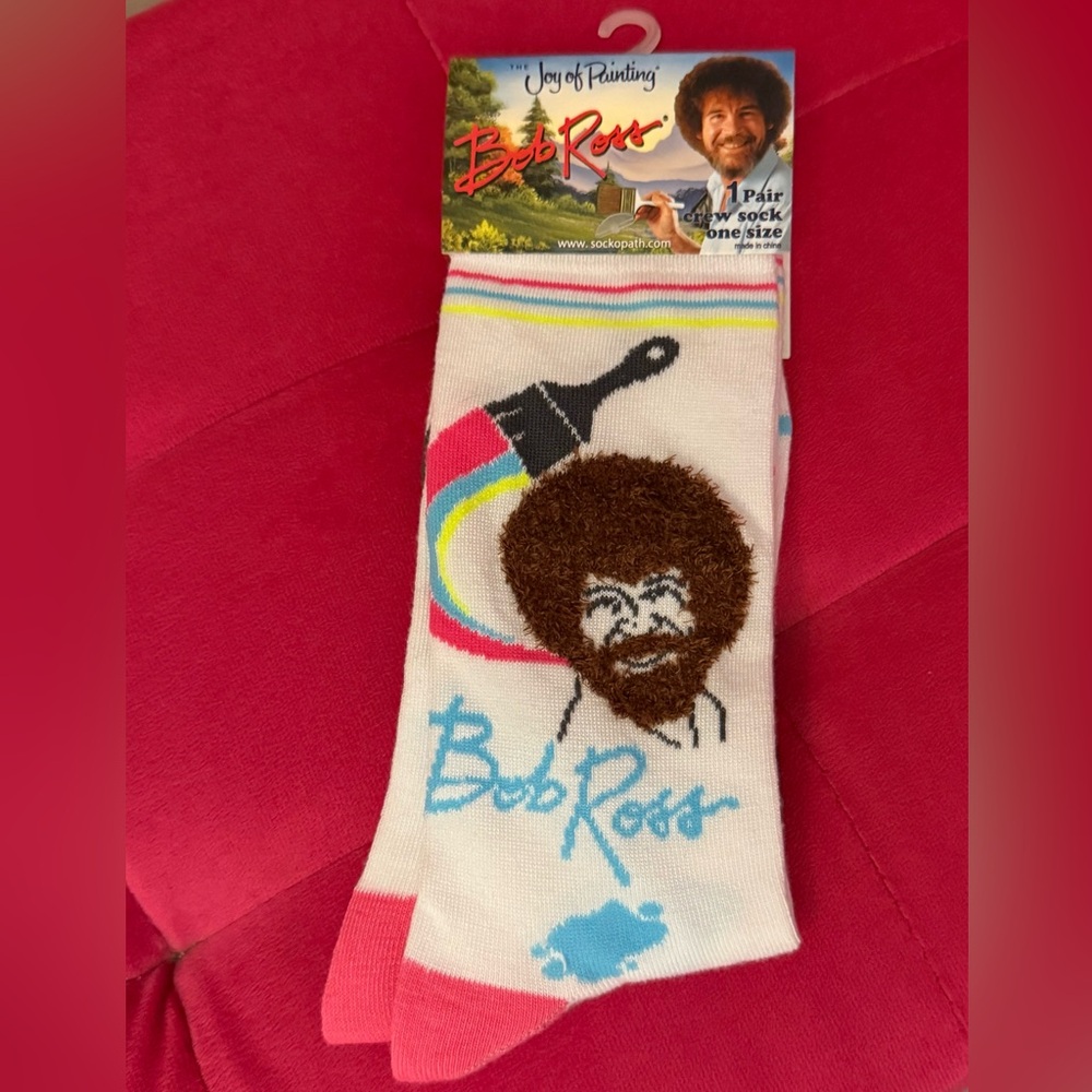 🎨NWT BOB ROSS SOCKS🎨